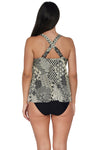 Sunsets Escape Venice Seagrass Texture Sadie Tankini Top