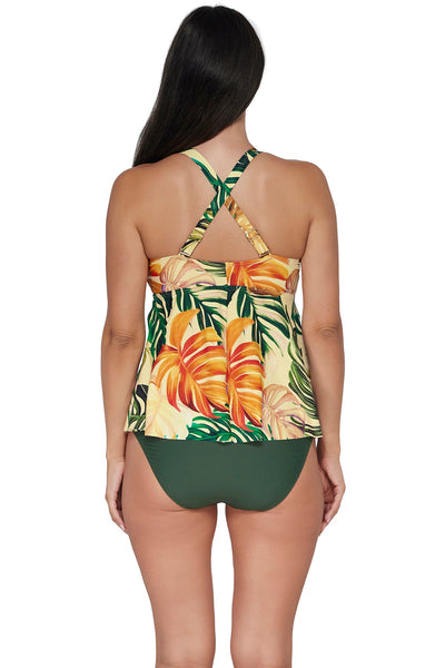 Sunsets Escape Amber Oasis Marin Tankini Top