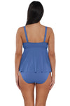 Sunsets Escape Harbor Blue Sandbar Rib Marin Tankini Top