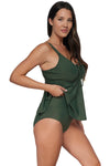 Sunsets Escape Island Green Marin Tankini Top