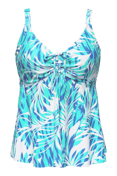 Sunsets Escape Sea Breeze Sandbar Rib Marin Tankini Top