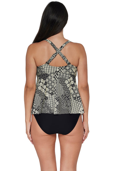 Sunsets Escape Venice Seagrass Texture Marin Tankini Top