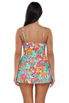 Sunsets Escape Festive Floral Sandbar Rib Sienna Swim Dress