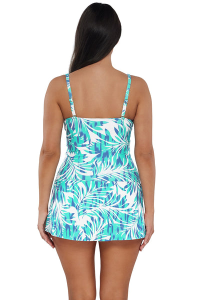 Sunsets Escape Sea Breeze Sandbar Rib Sienna Swim Dress