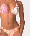 PQ Swim Bahia Embroidered Lettuce Edge Tie Teeny Bottoms