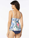 Beach House Monterey Tropical Willow Twist Front Underwire Tankini Top