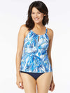 SALE Beach House Pacific Palm Blair High Neck Keyhole Tankini Top