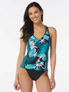 Beach House Sport Delray Botanical Ambition Fitted Cross Back Tankini Top
