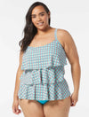 Beach House Plus Tropic Bloom Jane Ruffle Tiered Tankini Top