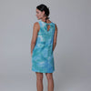 J. Valdi Ocean Tie Back Hi-Lo Dress