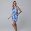 J. Valdi Belize Blue Tie Front Dress