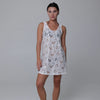 J. Valdi Floral Crochet Scoop Neck Tank Dress