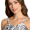 Jantzen Safari Audrey Drape Tankini Top