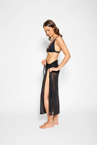 KOY Escape Black Mesh Sarong