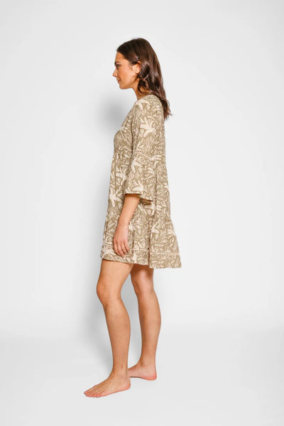 KOY Resort Las Palmas Khaki Mini Dress