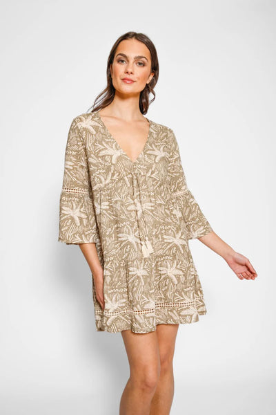 KOY Resort Las Palmas Khaki Mini Dress