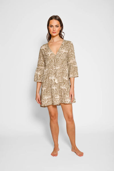 KOY Resort Las Palmas Khaki Mini Dress