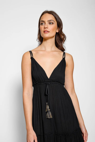 KOY Resort Miami Black Midi Dress