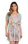 La Blanca Sunbaked Jewels V-Neck Dress