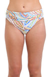 La Blanca Sunbaked Jewels Shirred Band Hipster Bottom