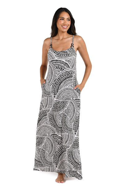 La Blanca Dream Catcher Maxi Tank Dress Cover Up