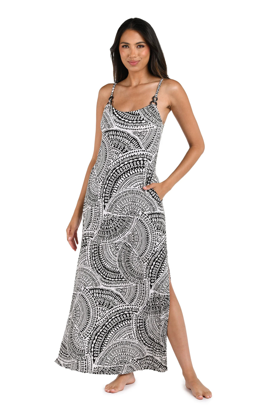 La Blanca Dream Catcher Maxi Tank Dress Cover Up