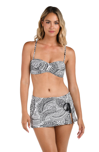 La Blanca Dream Catcher Twist Bandeau Top