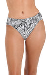 La Blanca Dream Catcher Shirred Band Hipster Bottom