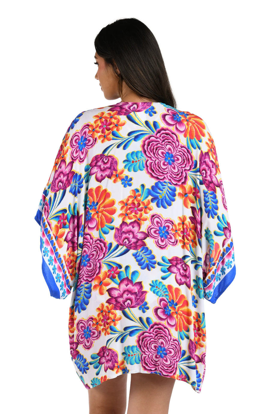 La Blanca Flor De Paradiso Kimono Cover Up