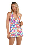 La Blanca Flor De Paradiso Halter Tankini Top