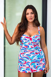 Sunsets Escape Making Waves Sienna Swim Dress One Piece