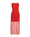 PQ Swim Passion Vanessa Strapless Fringe Dress