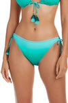 Bleu Rod Beattie Beat The Heat Teal Tie Side Hipster Bottom