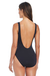 Bleu Rod Beattie Black Surplice One Piece