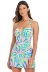 Bleu Rod Beattie On The Bright Side Bandeau Tankini Top