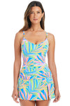 Bleu Rod Beattie On The Bright Side V-Neck Tankini Top