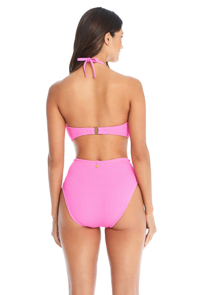 SALE Bleu Rod Beattie Pucker Up Castro Pink Bandeau Top