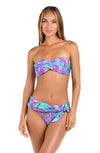 Sunshine 79 Swirltopia Bandeau Bikini Top