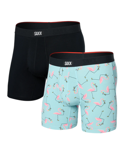 SAXX Underwear Vibe Xtra (2-pack) Drinko Flamingo/Black