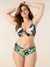 Coco Reef Cosmic Jungle Jersey Astra Plunge Underwire Top