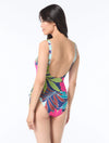 Vince Camuto Fiji Floral Lace Up One Piece