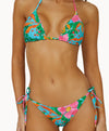 PQ Swim Zinnia Embroidered Tri Top