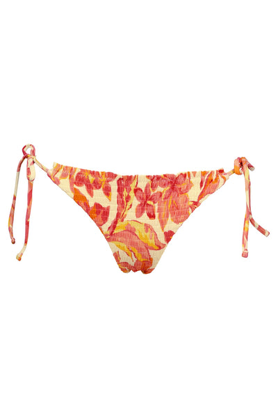 Swim Systems Island Coral Crinkle Rib Kali Tie Side Bottom