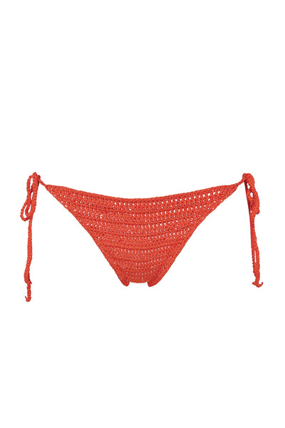 Swim Systems Fiery Red Crochet Evie Bottom XS / FIECR / B340