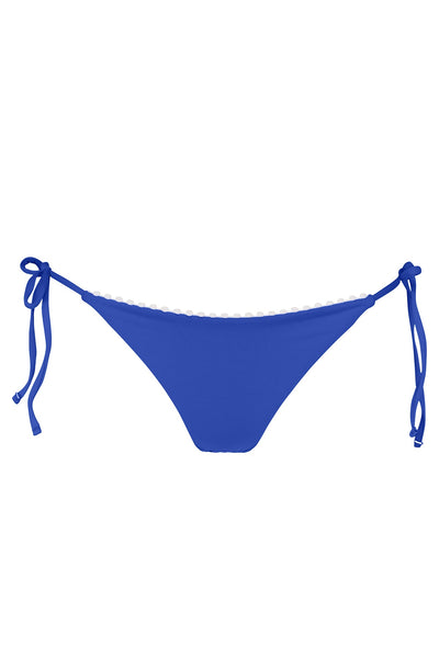 Swim Systems Atlantic Blue Pom Pom Tie Side Bottom