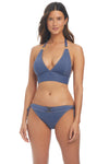 Bleu Rod Beattie Fine Line Paloma Halter Top