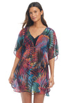 Bleu Rod Beattie Wild Thing Chiffon Caftan