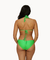 PQ Swim Kelly Green Basic Ruched Teeny Bottom