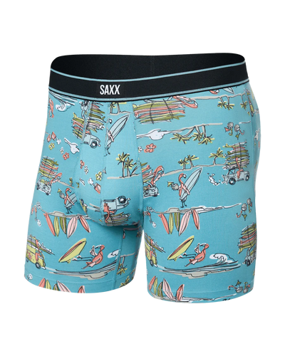 SAXX Underwear Daytripper Beach Or Bust Reef Blue