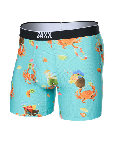 SAXX Underwear Volt Crab Cocktail Turquoise